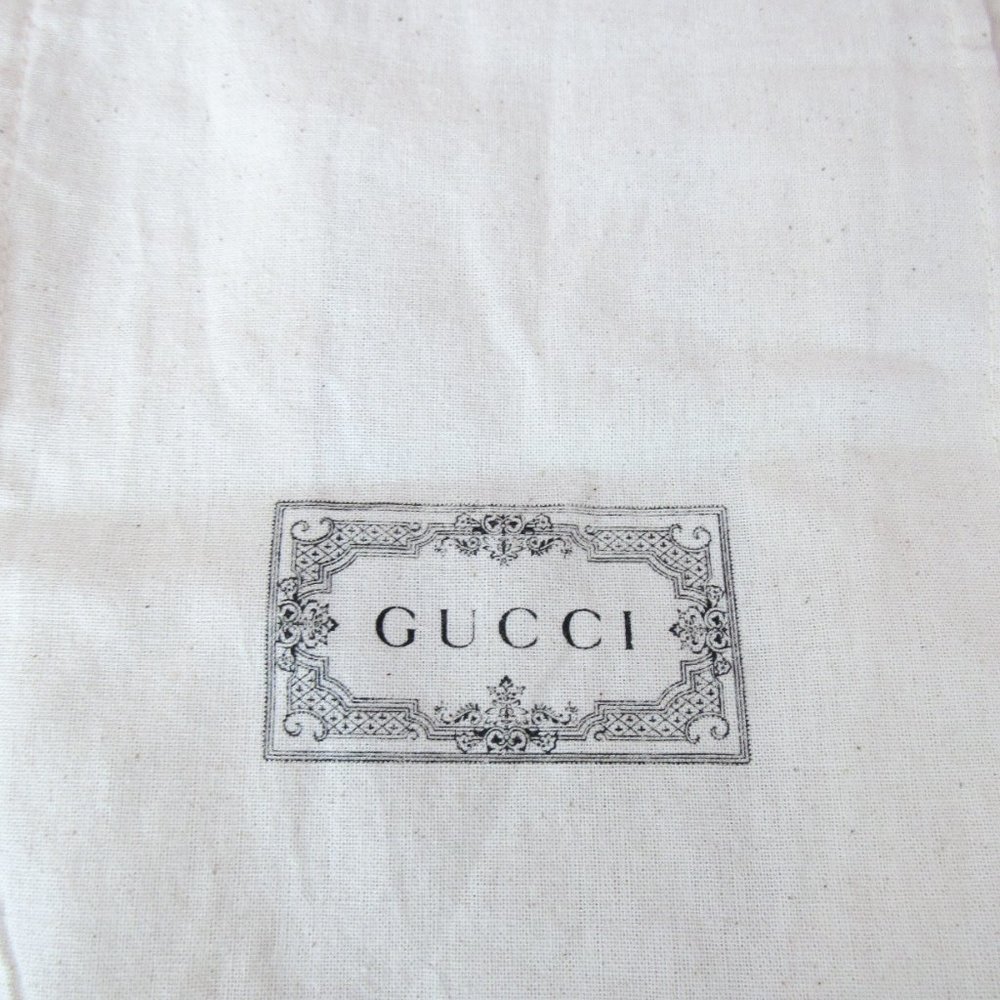 GUCCI Reusable Cotton Canvas Tote Bag Mini / in Cream - Picture 7 of 7